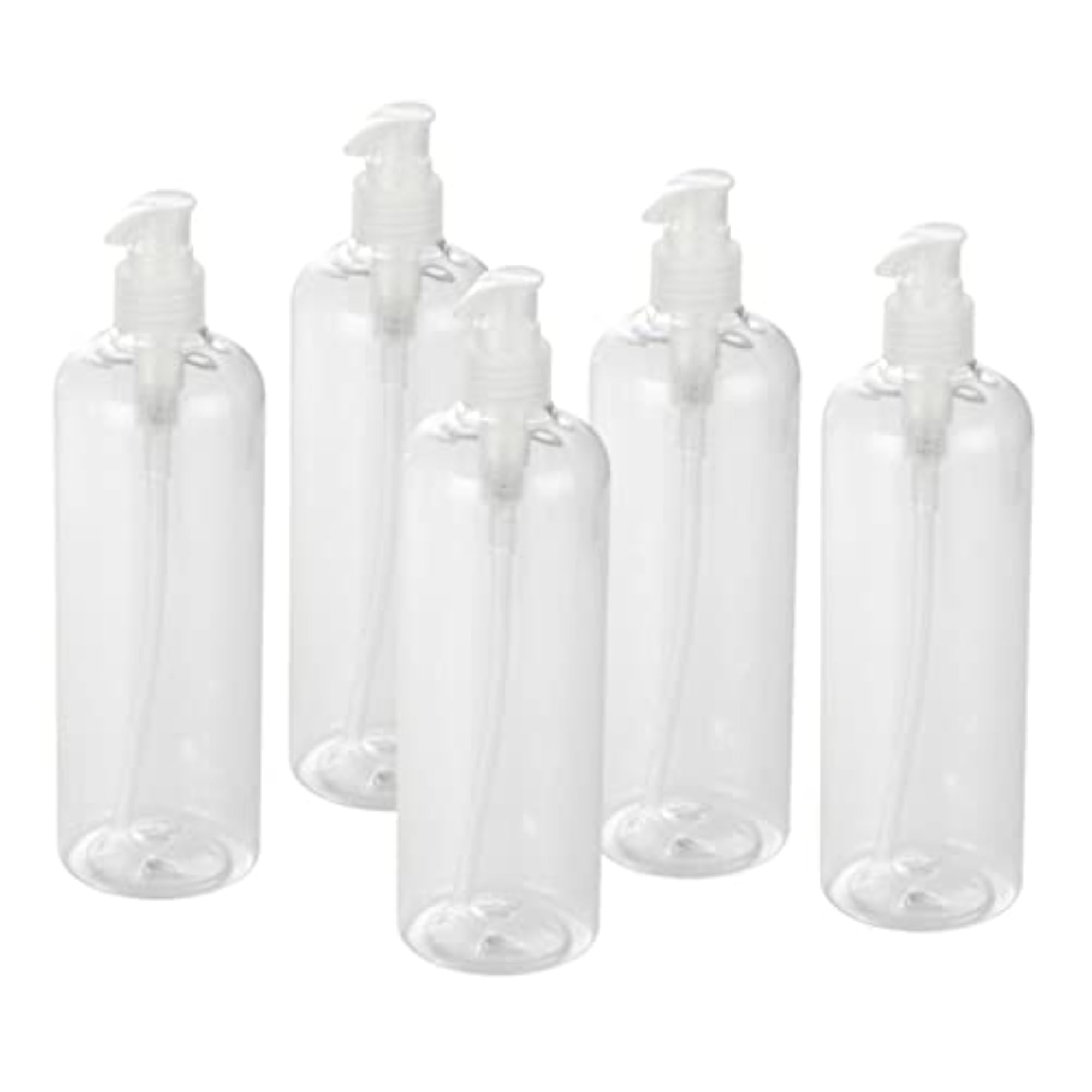 50x Empty PVC Shampoo Conditioner Pump Bottle Refillable Dispenser